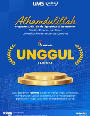 FEB UMS Kembali Torehkan Prestasi, S1 Bisnis Digital dan S3 Manajemen Raih Akreditasi Unggul LAMEMBA